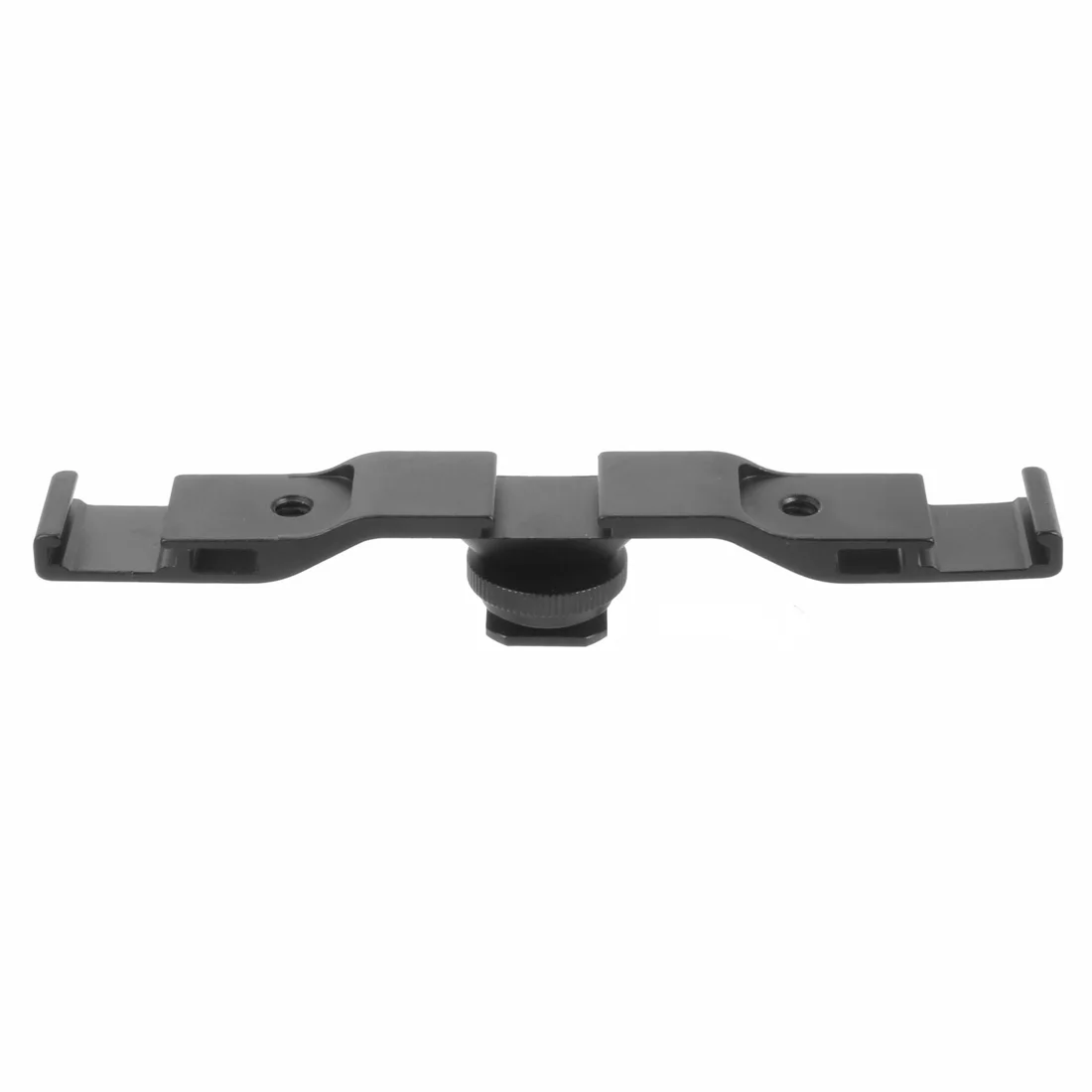 Double Cold Hot Shoe Adapter Mount Extension Holder Video Bracket for Canon for