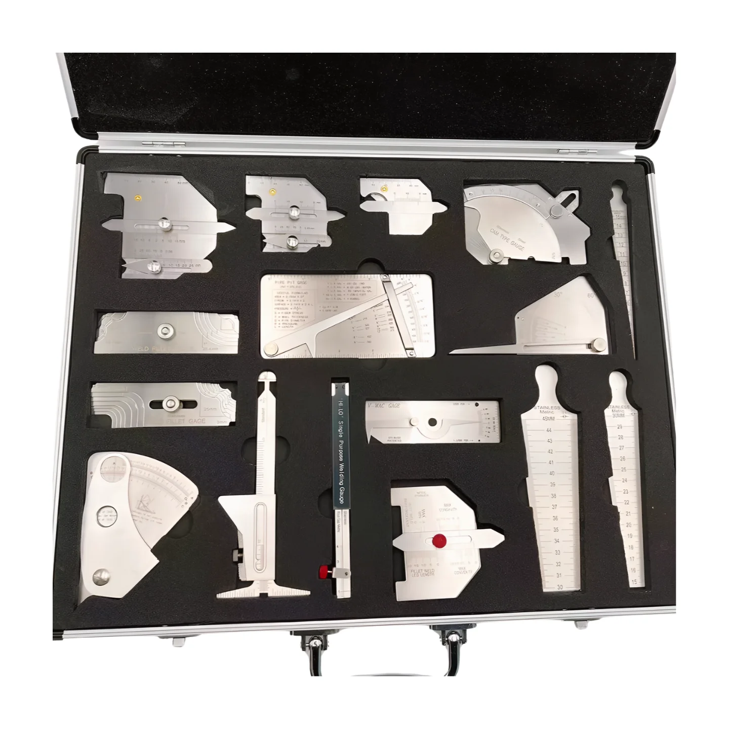 Kit 3 Calibri Conici In Acciaio Inox Per Saldatura - 15mm, 30mm, 45mm (5/8", 5/6", 9/5") - SWPEET
