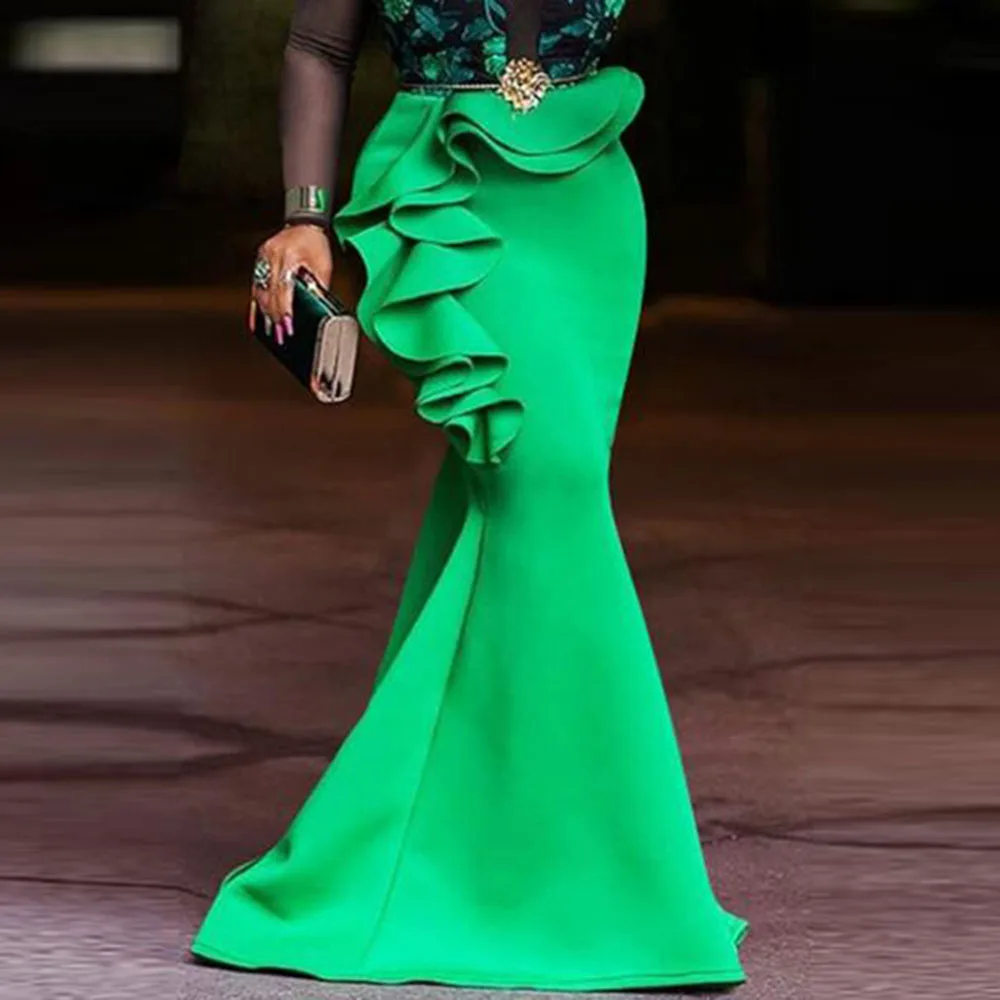 green-mermaid-lady-skirts-ruffles-satin-floor-length-girls-skirts-elegant-women-formal-wear-birthday-party-gowns-trumpet-skirt