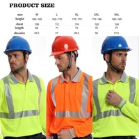 Men's Hi Vis Reflective Construction Shirt