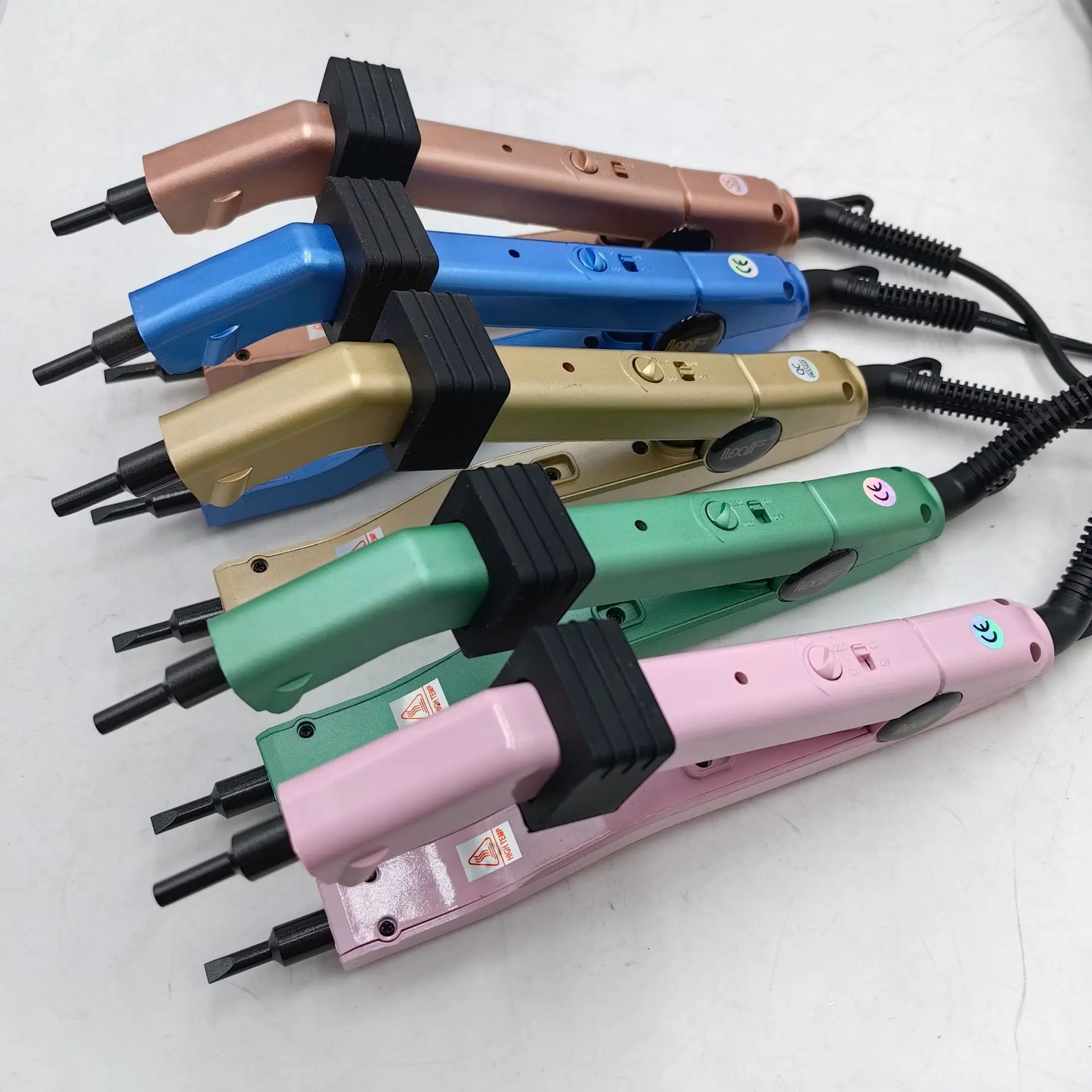 Malaika Micro Keratin Fusion Tool Nano Tips Bonding Hair Connector US Plug Adjustable K Tip Hair Extension Iron for Salon