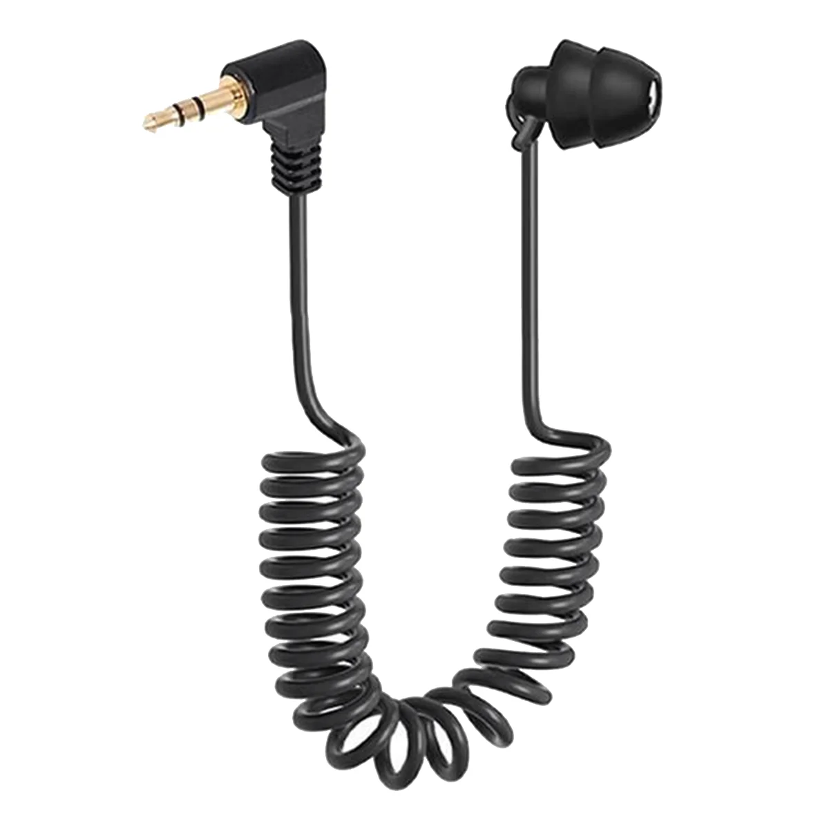 스프링 이어폰 싱글 사이드 헤드폰 이어버드, 휴대폰 MP3 컴퓨터용 유선 헤드셋, 3.5mm
