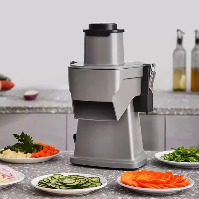 Automatic Multifunctional Salad Shredder Household Vegetable Cutter Slicing Electric  Vegetable Cutting Machine - AliExpress