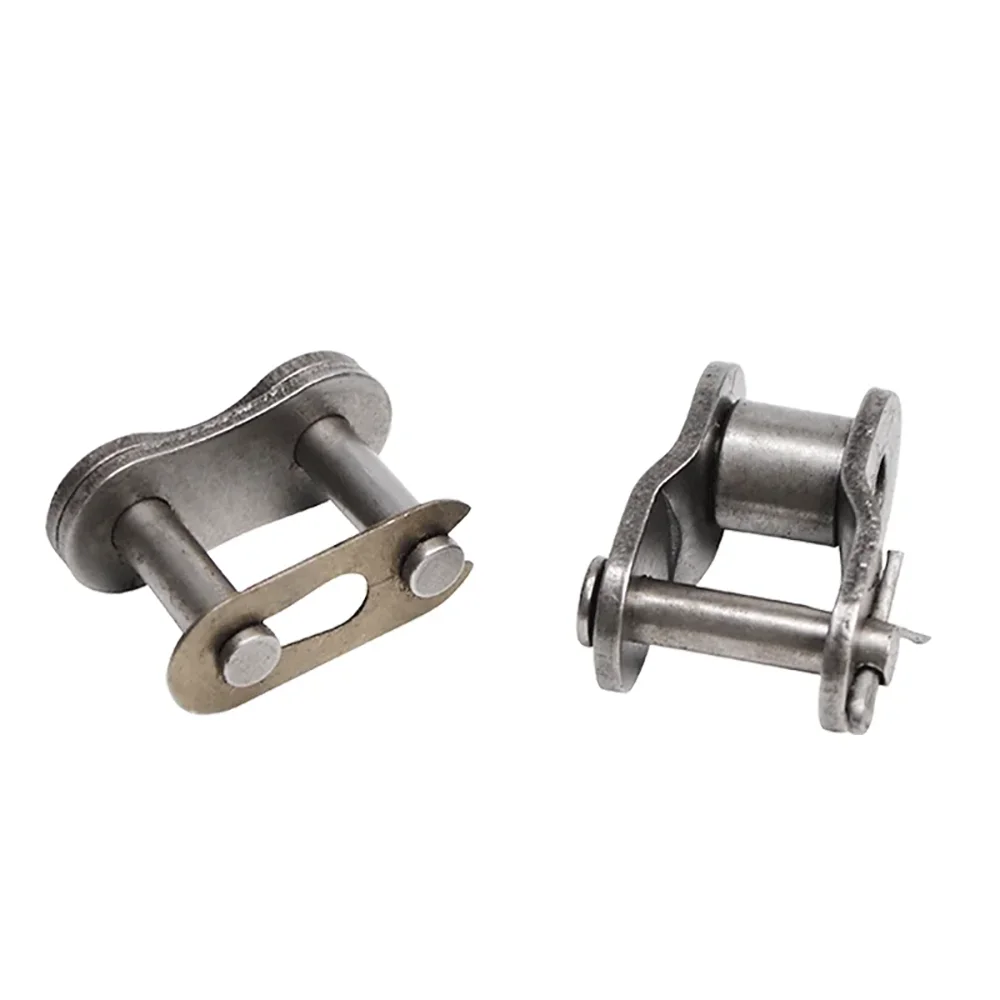 Roller Chain Connector Single Row Full/Half Buckle Carbon Steel Industrial Chain Join 04C/05B/06B/08B/10B/12B/16B
