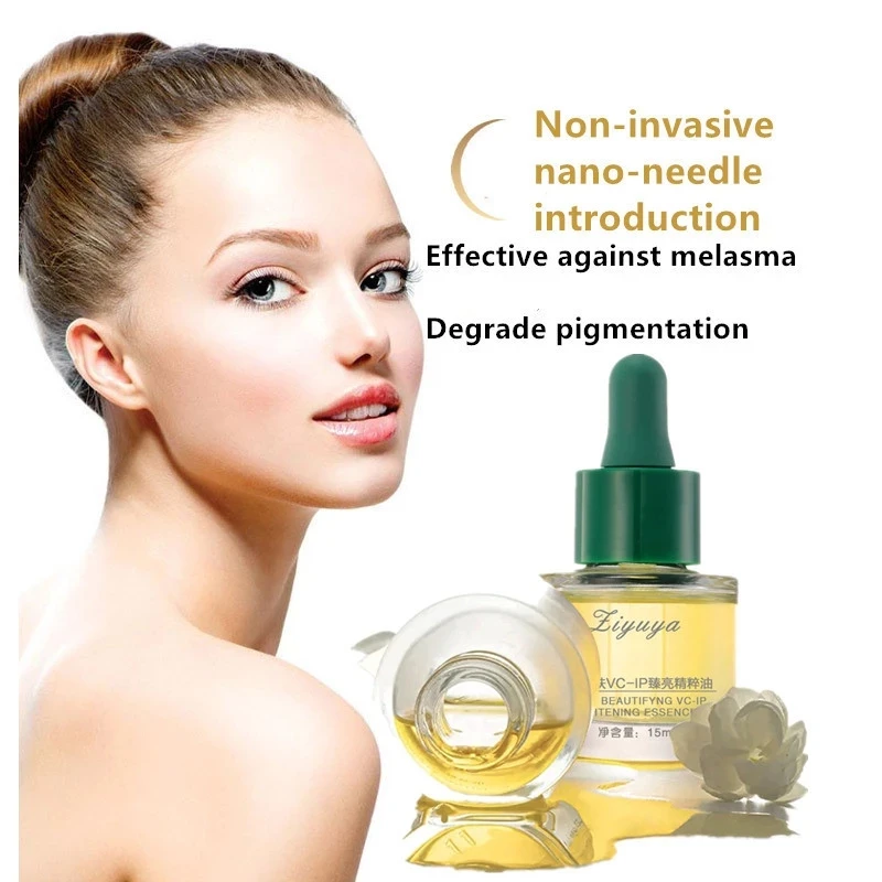 

Face Serum Aurora Oil Whitening Dark Spot Bright Skin Corrector Facial Essence Improve Roughness Anti-Aging Skin Care 15ml