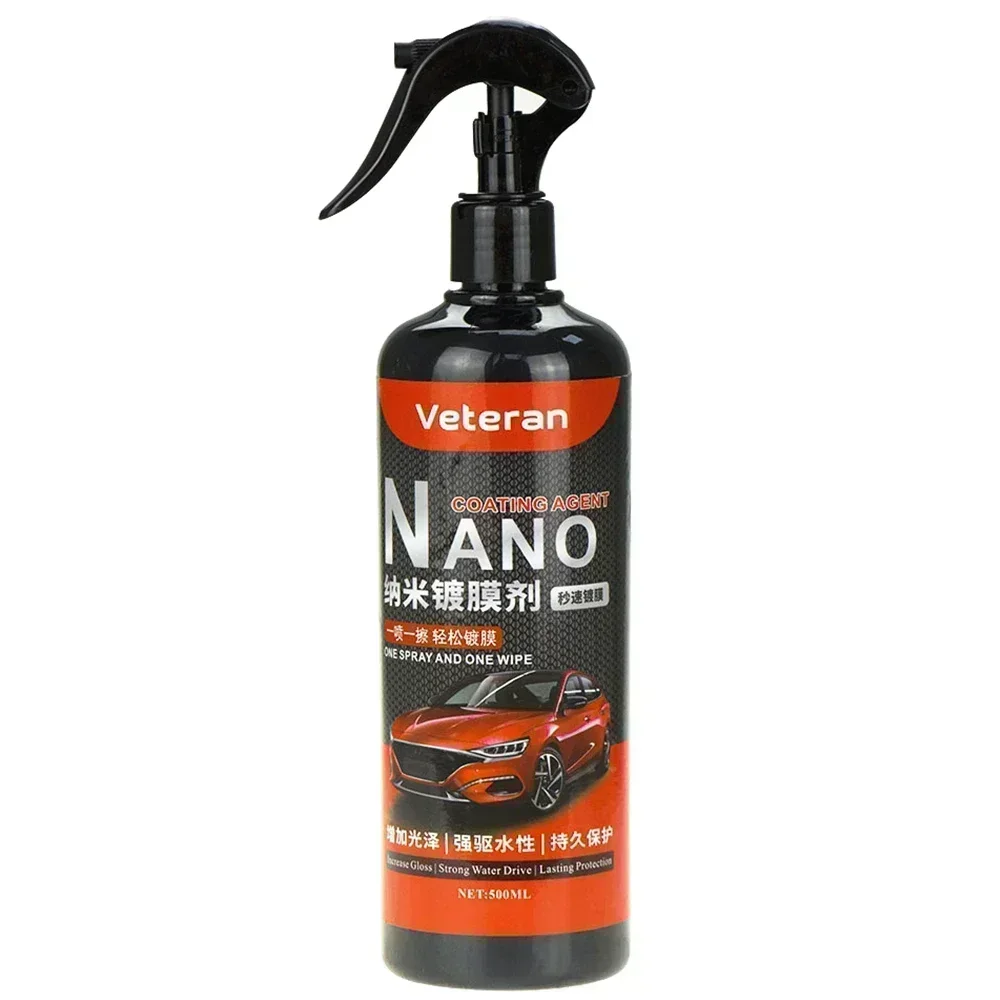 Car Detailing Ceramic Coating 500ML 9H Hardness Nano Glass Plated Crystal Polish