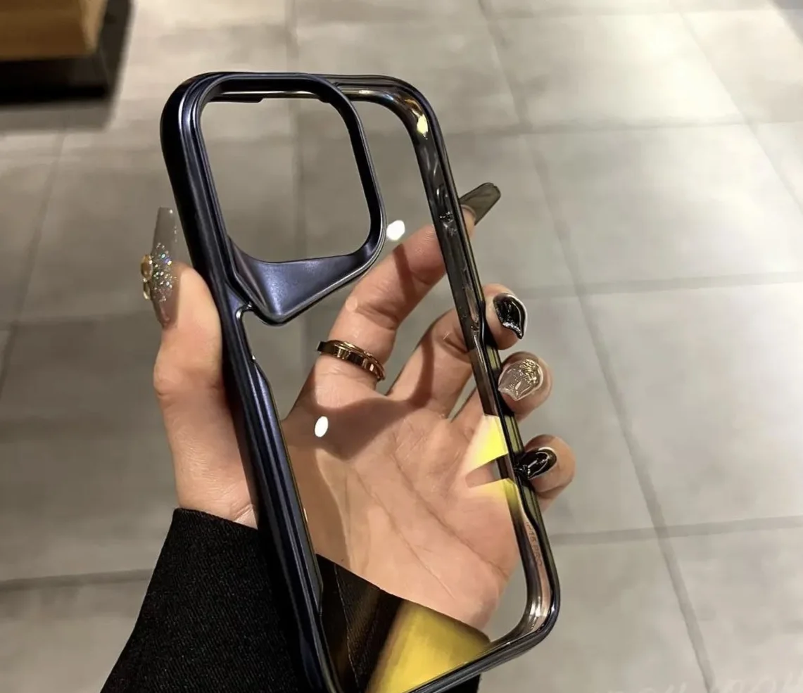 Unregelmäßiges, minimal plattiertes 15 Promax-Telefon iPhone 14 Transparent 13/12 Anti Drop 11 Hard Case X_voghion.com