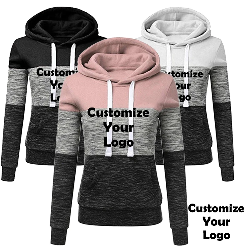 

CustomizedNew Autumn Winter Fashion Thin Fleece Hoodies for Women Alphabet Print Sweatshirts for Young Women Loose Casual Blouse