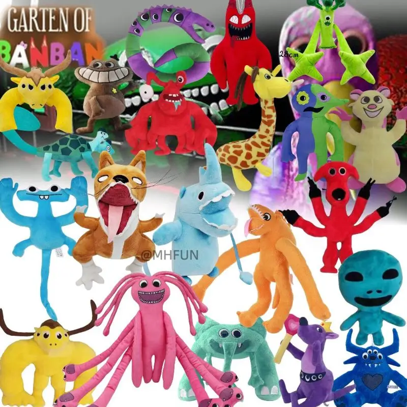 Garten of Banban5 Plush Game Doll Garden of Ban ban Plushies Figure Monster  Toys