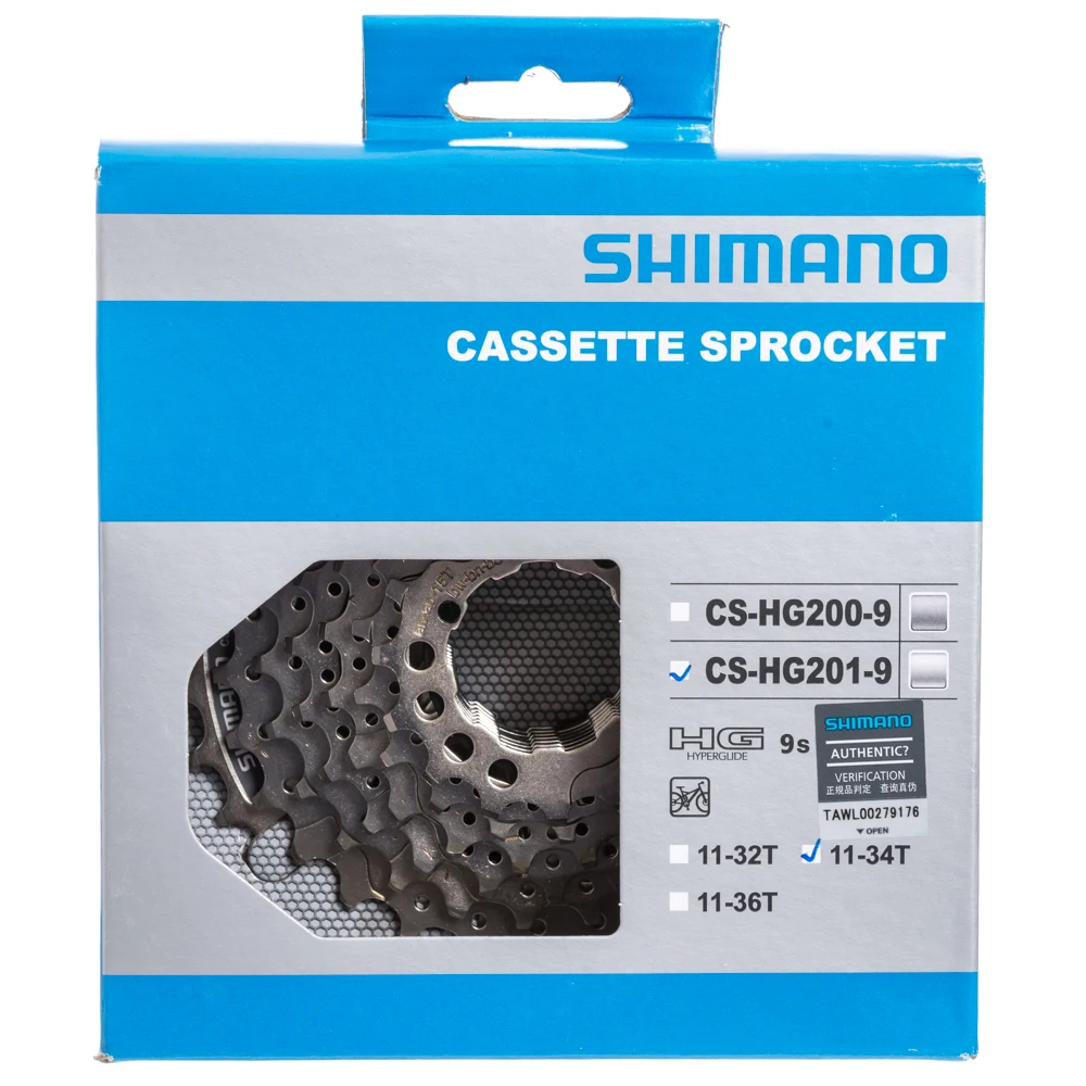 

CN-HG201-9 SHIMANO CASSETTE SPROCKET FLYWHEEL BICYCLE 9S 9 SPEED