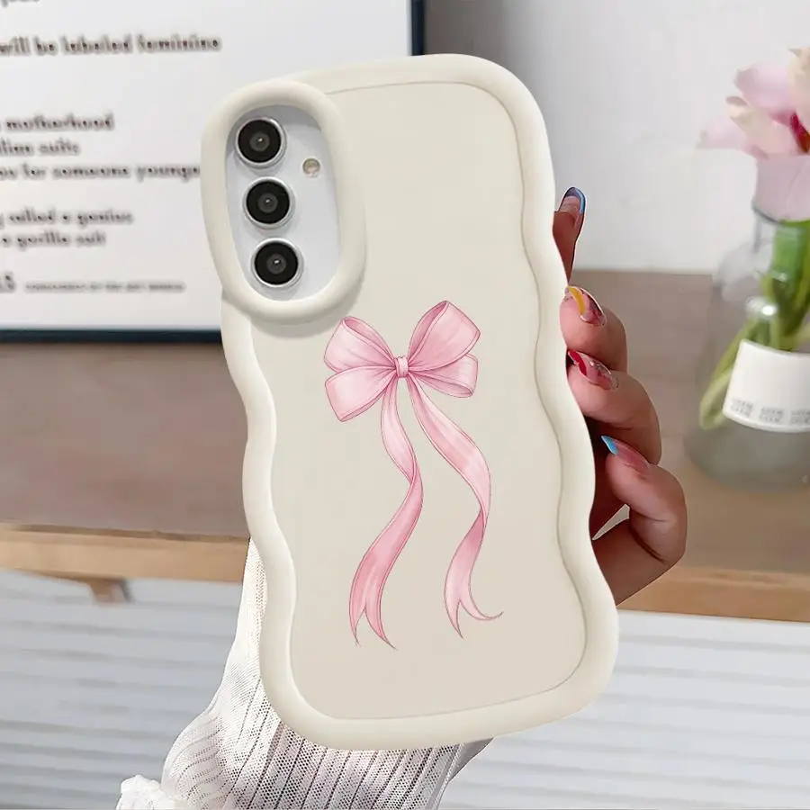 Fashion Pink Bow Soft Phone Cover Case