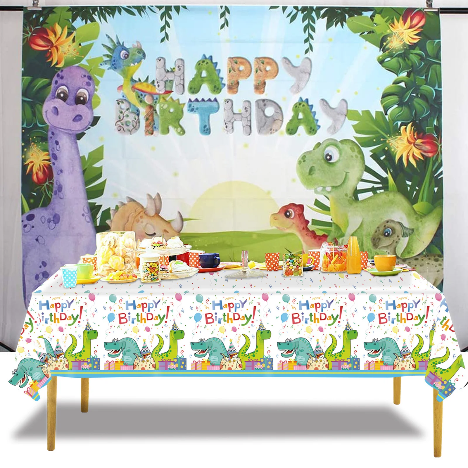 Erosebridal Toalha de mesa de dinossauro, toalha de mesa original para  meninos, toalhas de mesa de animal jurássico para crianças, adolescentes e  adultos, jogo americano de tecido lavável de dinossauro 3D para
