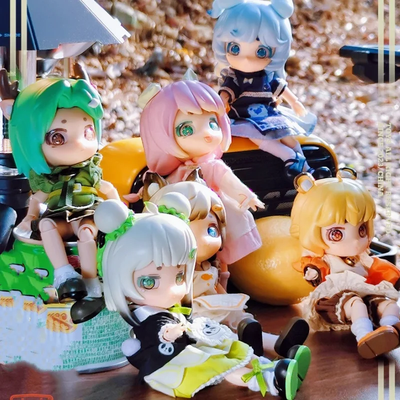 

Глухая коробка красочная парча 1/12 подвижная Bjd загадочная коробка Угадай сумку игрушки кукла кавайная Аниме Фигурка настольные украшения коллекция