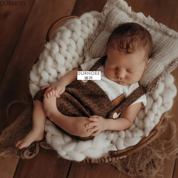 Baby Outfits New Born Photography Props Baby Boy Romper Fotografie Accessoires