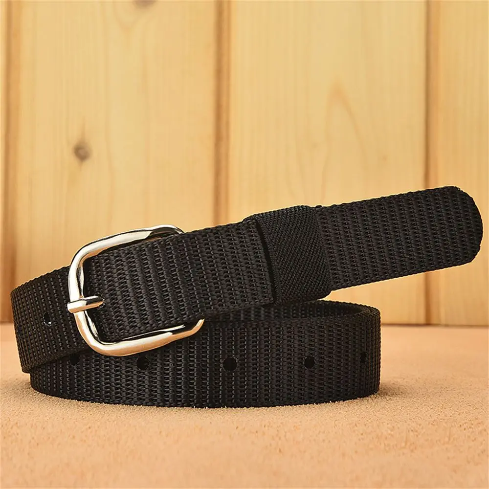 

Fashion Casual Outdoor Sports Metal Buckles Waistband Fabric Braided Belt Canvas Belts