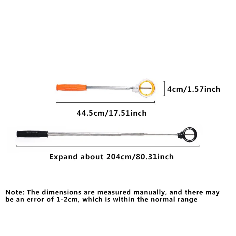 Golf Ball Retriever Golf Ball Pick Up Tools Stainless Steel Shaft Scoop Automatic Locking Picker Portable Golf Ball Catcher