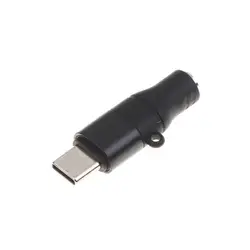 Type C to 3.5mm Jack Headphone Audio Adapter with Digital DAC Decoder (Black)