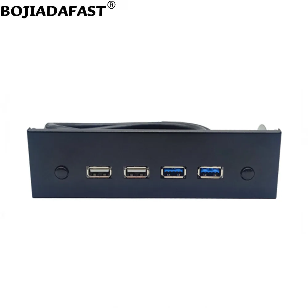 5.25インチデスクトップフロントパネル、2つのUSB 3.0 +デュアル