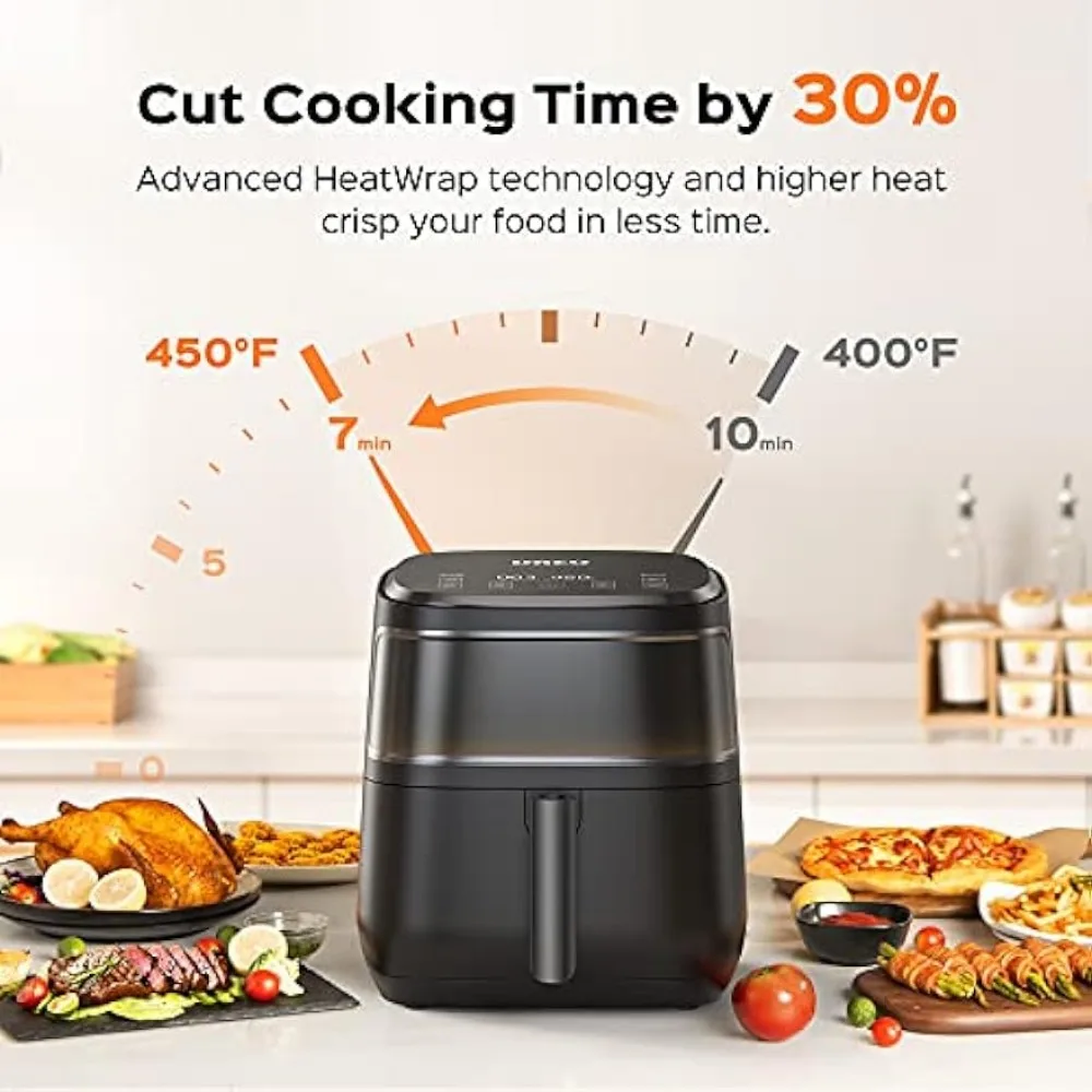 Dreo Air Fryer Pro Max, 6.8QT, 11-in-1 Digital Air Fryer Oven Cooker with Visible Window, 100 Recipes 5