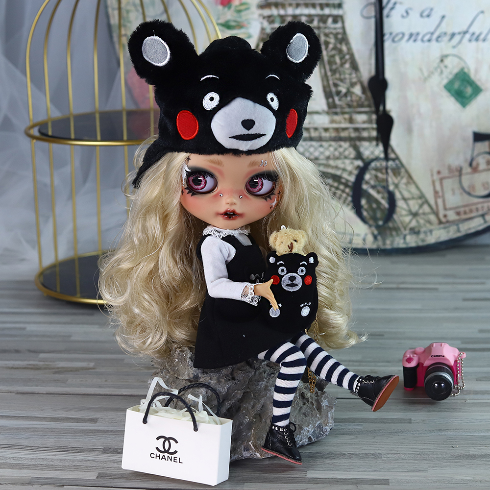 カスタムブライス 日焼け肌 タン 作家様 人形 カスタムドール 笑顔