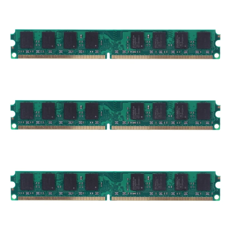 

Оперативная память 3X DDR2 800 МГц PC2 6400 2 Гб 240 Pin для настольного компьютера