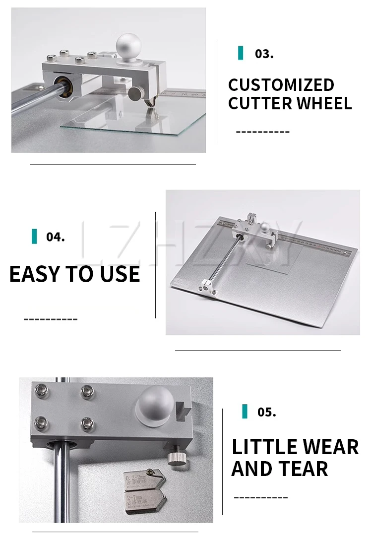 Conductive glass cutter, ITO / FTO / AZO / quartz glass cutting table for labora