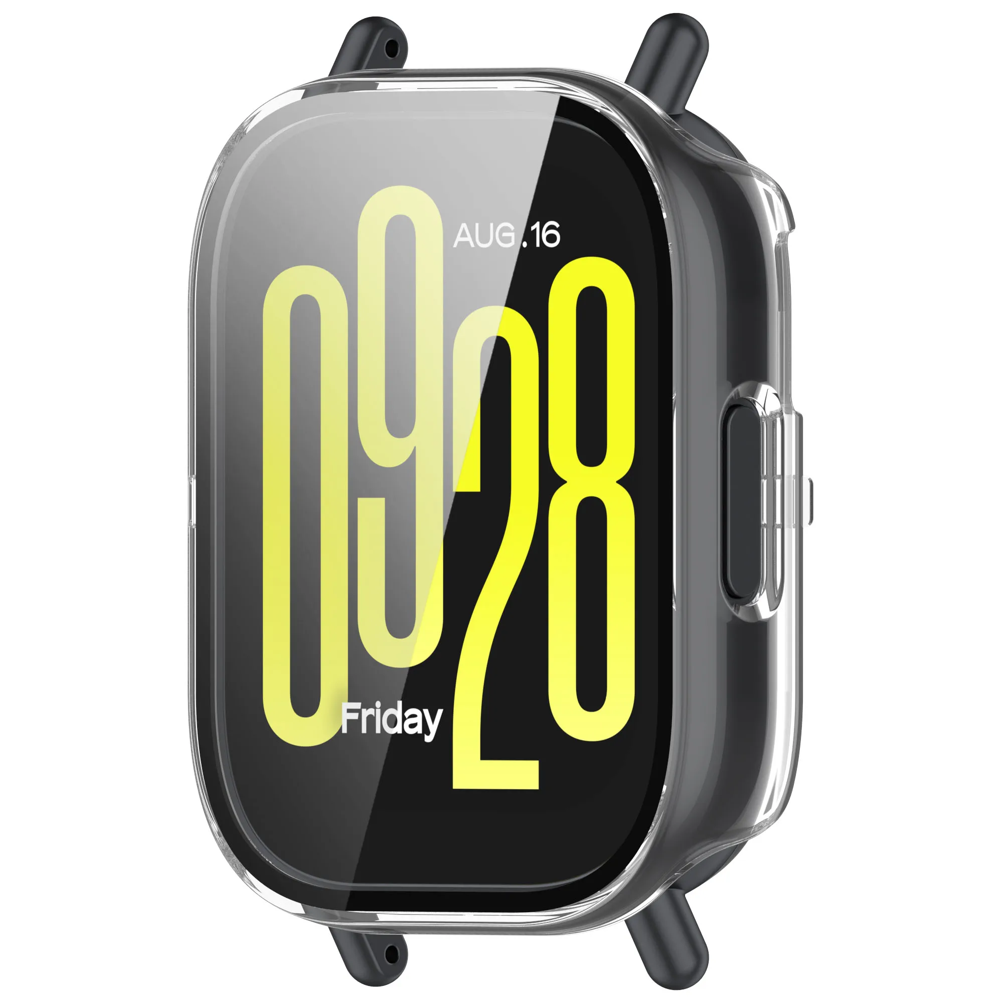 All-Around Hard Bumper Screen Protector Cover for Smartwatch – Glass + PC Case