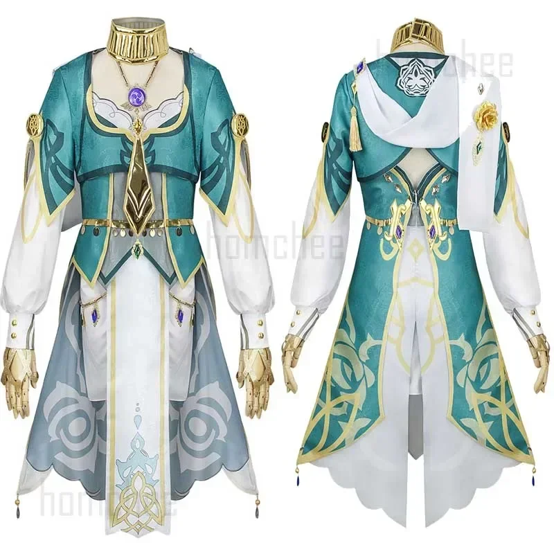 Impact Lisa New Skin Cosplay Costume vestito parrucca Lisa Sumeru nuova pelle nuovo vestito Cosplay Impacto