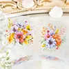 50mm*2m PET Plant Flowers tape Sticker Decorative collage Adhesive Diy Scrapbooking hand made Masking tape 2