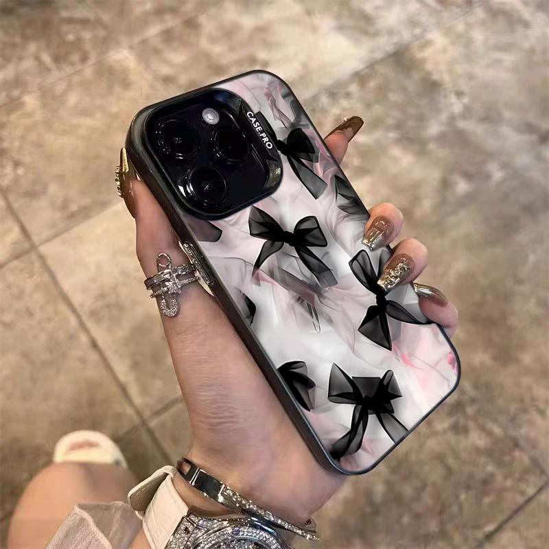 Elegant Lace Bowknot Laser Phone Case