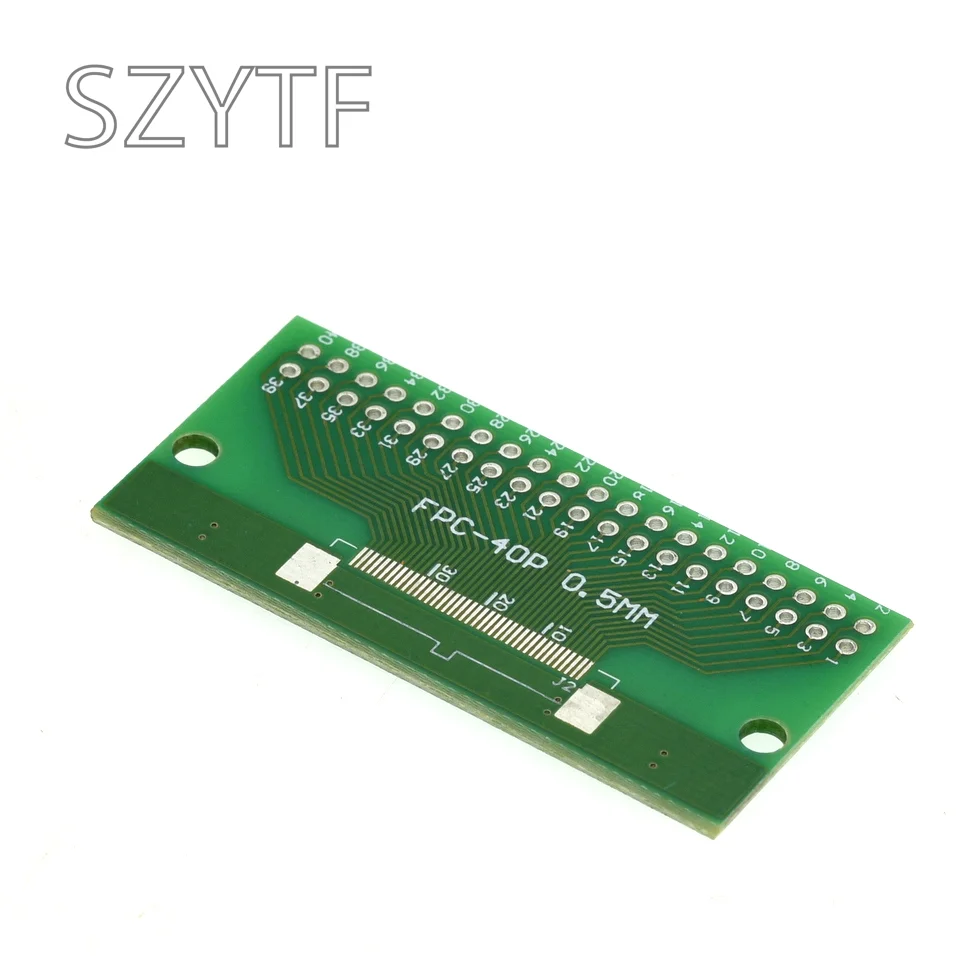 FPC 40PIN DIP Adapter Board FFC 2.54 TFT LCD Seat 1mm 0.5mm 5pcs/bag