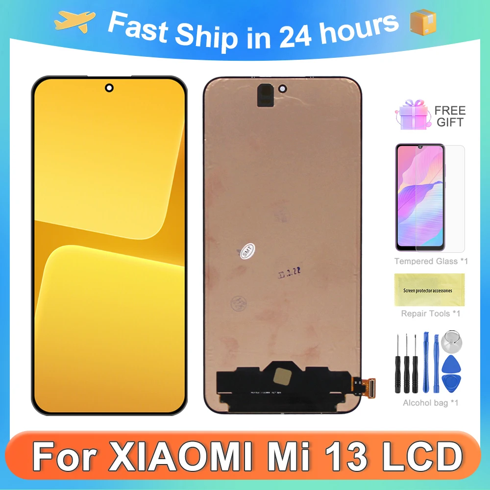 

For Xiaomi Mi 13 Original 6.36" Screen For Xiaomi 13 2211133C LCD Display Touch Panel Screen Digitizer Replacement Assembly