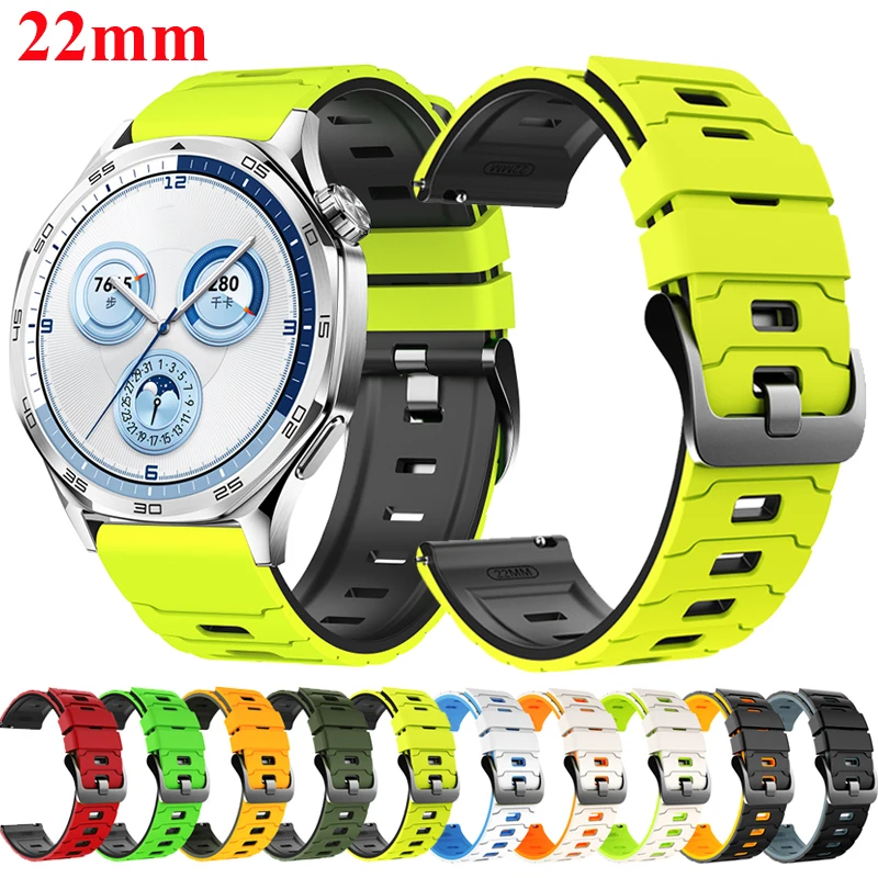 Enhanced Sports Silicone Strap Bracelet - 22mm