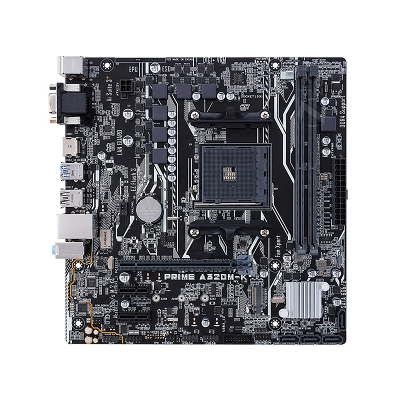 

AMD A320 PRIME A320M-K motherboard Used original Socket AM4 DDR4 32GB USB2.0 USB3.0 SATA3 Desktop Mainboard
