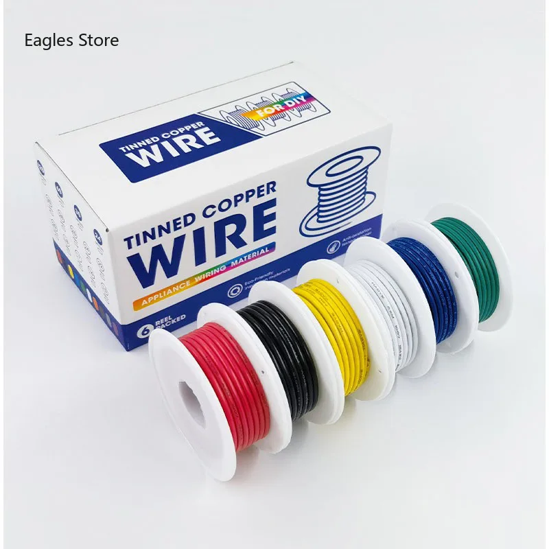 Cable Eléctrico 26AWG Rojo 100m - UL1007 - Núcleo De Cobre Estañado Para Electrónica