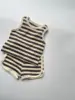 2025 Summer New Baby Sleeveless Clothes Set Infant Boy Girl Vest + Shorts 2pcs Suit Toddler Waffle Striped Breathable Outfits 5