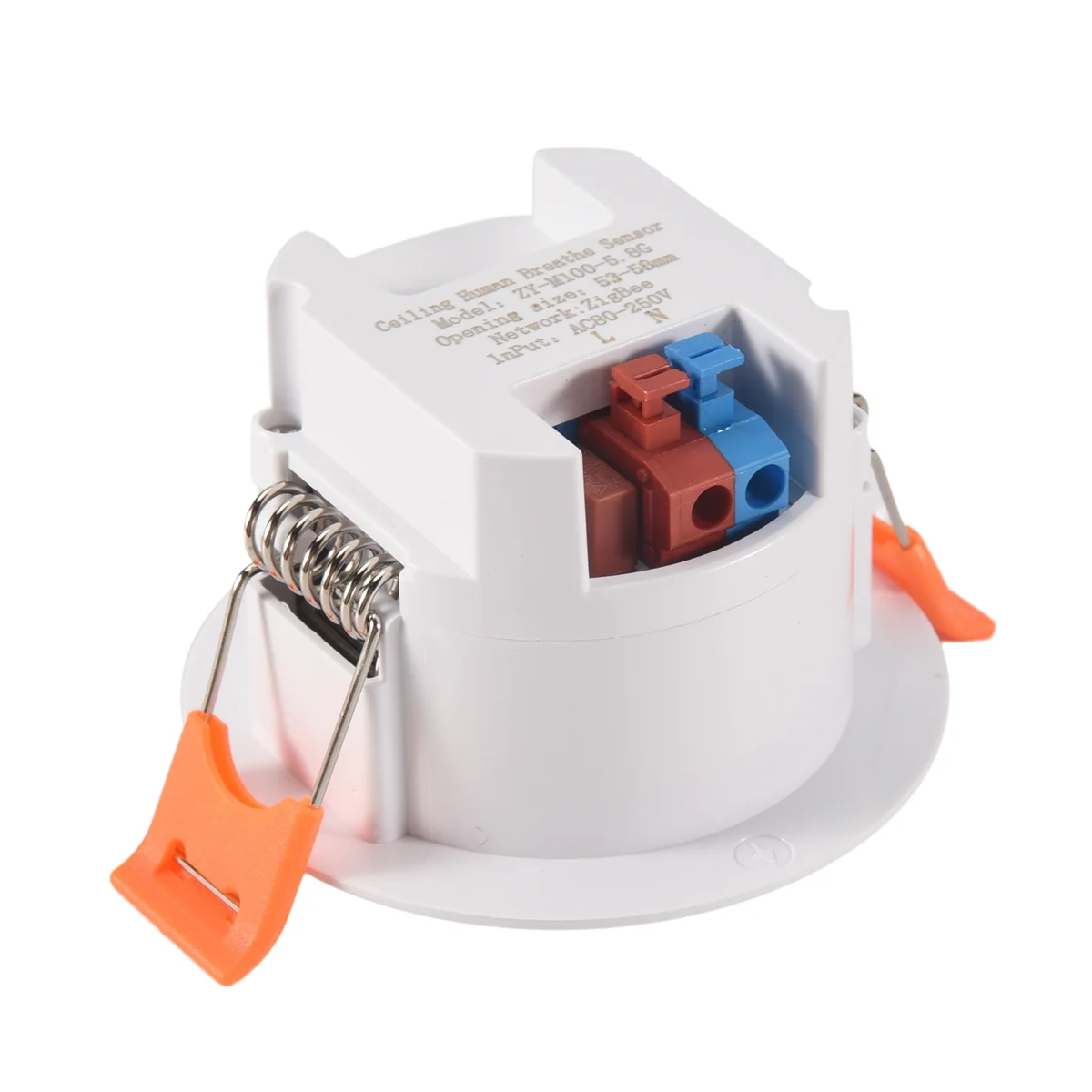 Tuya ZigBee mmWave Human Presence Sensor with Luminance MicroWave Radar Detection PIR Motion Sensor Celling Mount