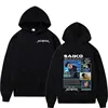 Rapper SAIKO POL ARIS Tour 2024 New Hoodie Men's Retro Long Sleeve Fashion Sweatshirt Hip Hop Gothic Pullover Hoodies Streetwear 1