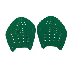 Silicone Swim Training Hand Paddles (Green M)