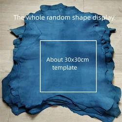 Peacock Blue & Light Cyan Premium Sheepskin Leather (Peacock Blue1)
