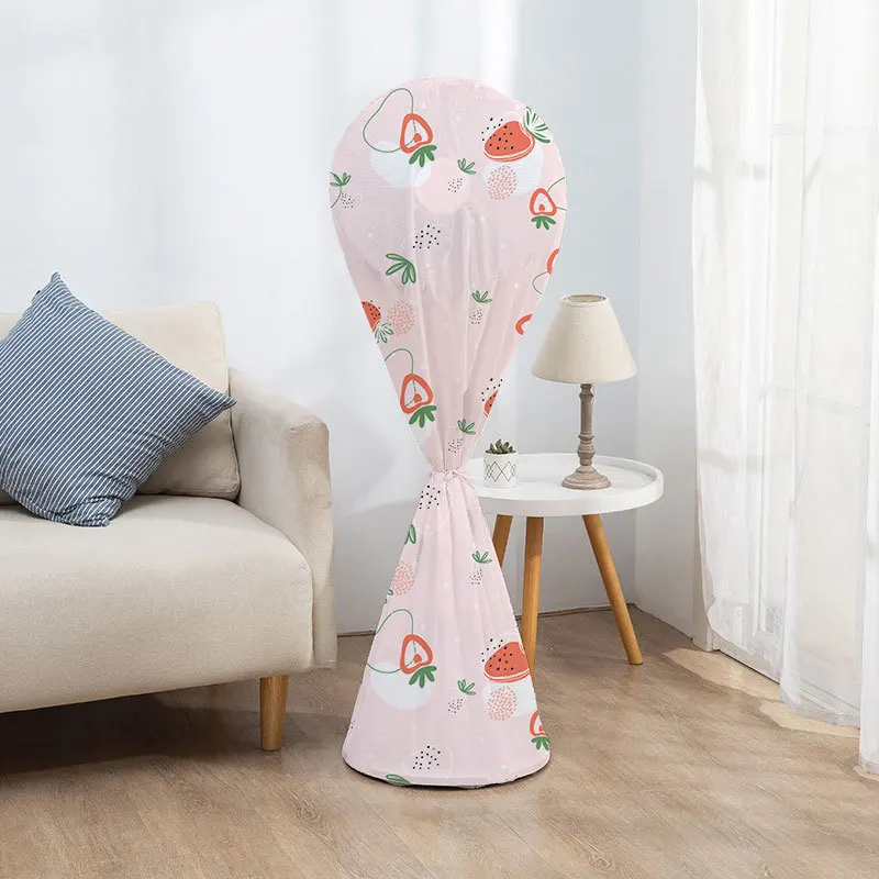 Cartoon Printed Electric Fan Covers Simple Protector Dust-proof Water-proof All-inclusive Fancover Washable Durable Reusable