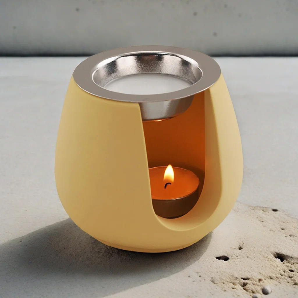 Round Concrete Silicone Mold for Aromatic Candle Holder and Hydroponic Planters