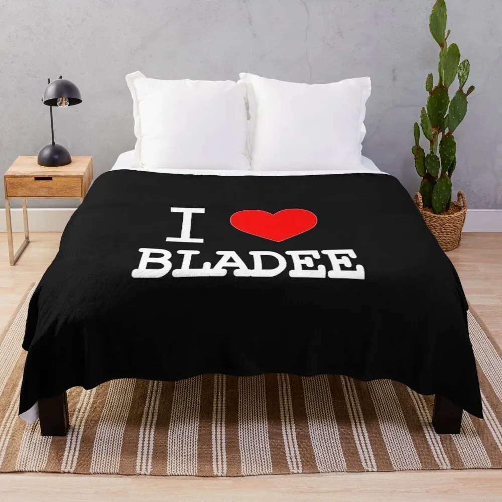 

I Heart Bladee, I Love Bladee Classic T-Shirt Throw Blanket Soft Plaid Luxury Designer Shaggy manga Blankets