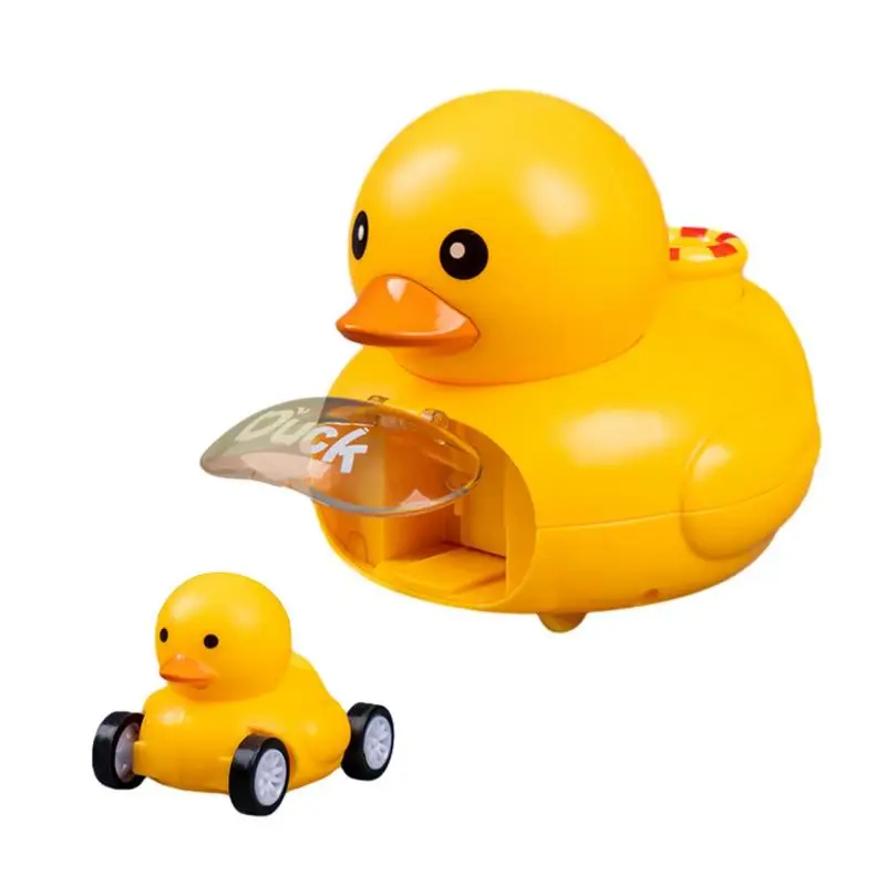 

Catapult Toy Car Little Yellow Duck Car Toys For Boys Durable Drop Resistant Launcher For Kids With Fine And Soft Surface Boy