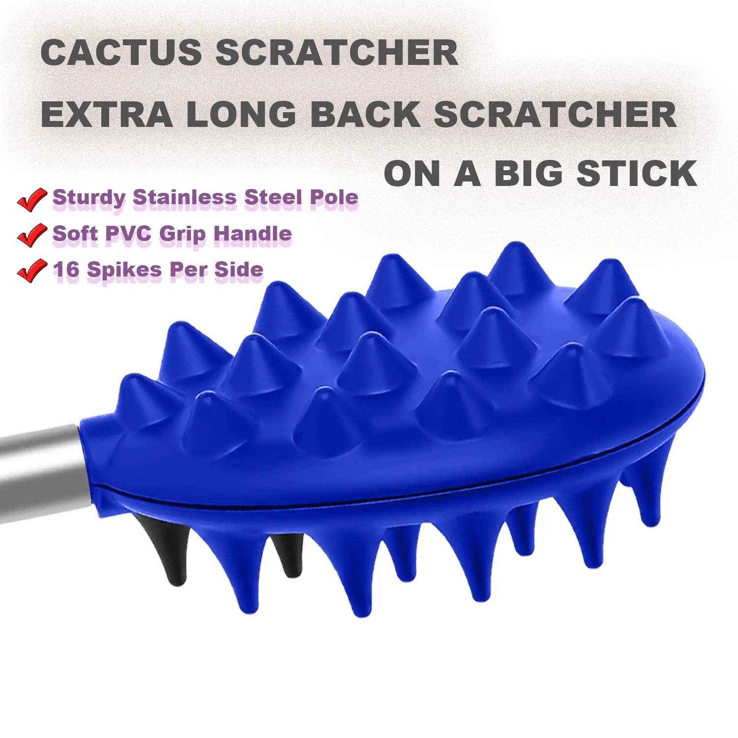 Extendable Back Cracker with 2 Scratch Surfaces Deep Back Scratcher for Men Women Back Massager for Back Body Birthday Gifts