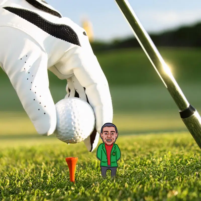 

Аксессуары для женских зеленых шляп, милые зажимы для шляпы для гольфа, защита от ржавчины, маркер для мячей для гольфа, цветные принадлежности для гольфа