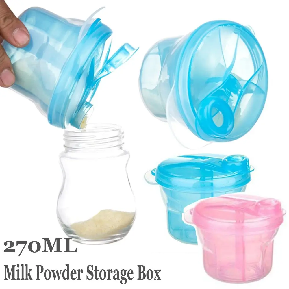 3 Grid Portable Baby Milk Powder Dispenser Food Container for Infant Baby Storage for Kid Care Toddler Travel Bottle,baby food storage containers,portable food storage box,baby milk powder dispenser