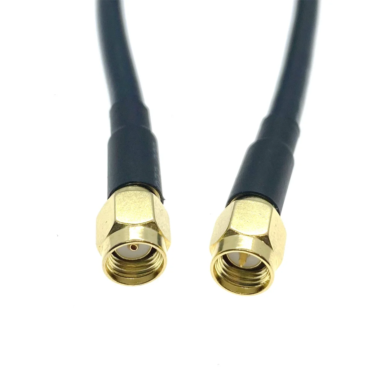

RP-SMA Male Plug To SMA male Adapter Jumper Pigtail Coax Cable RG58 cable 12inch~30M
