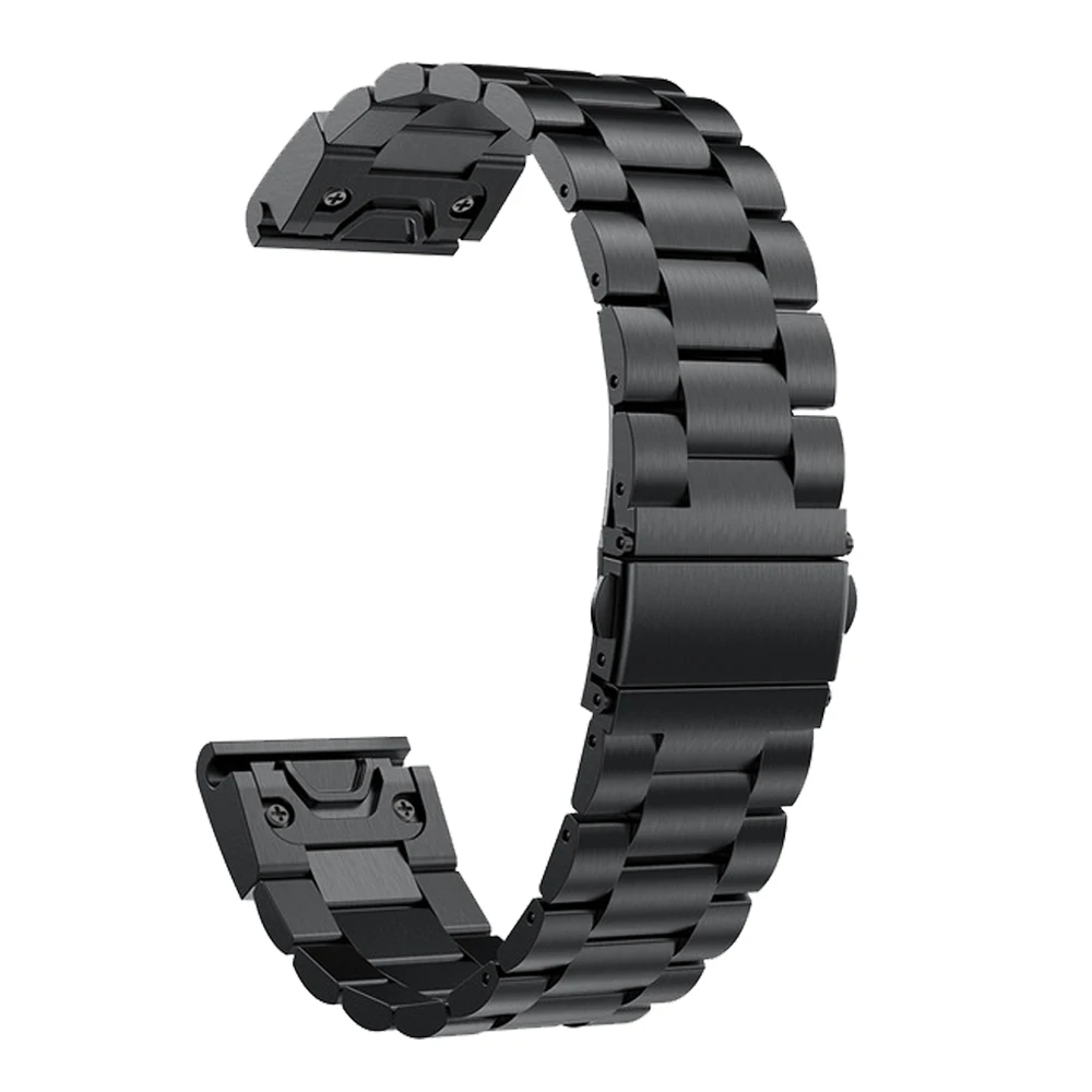 Stainless Steel QuickFit Watch Band - 20/22/26mm Adjustable Metal Strap