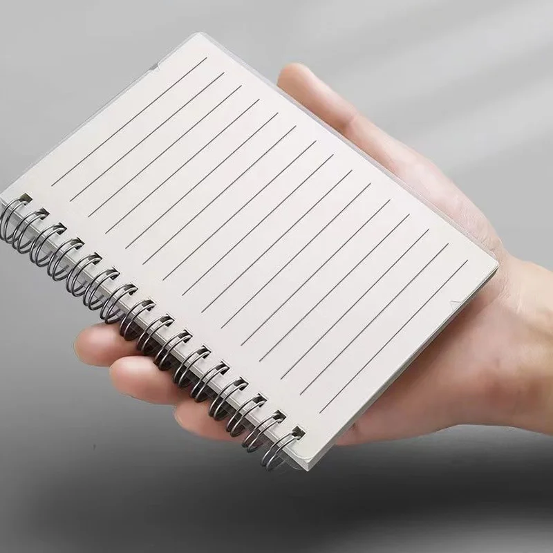 A6 Spiral book coil pocket Notebook Lined Blank Grid Paper Journal Diary Sketchbook For School Stationery 80 sheets/160 pages